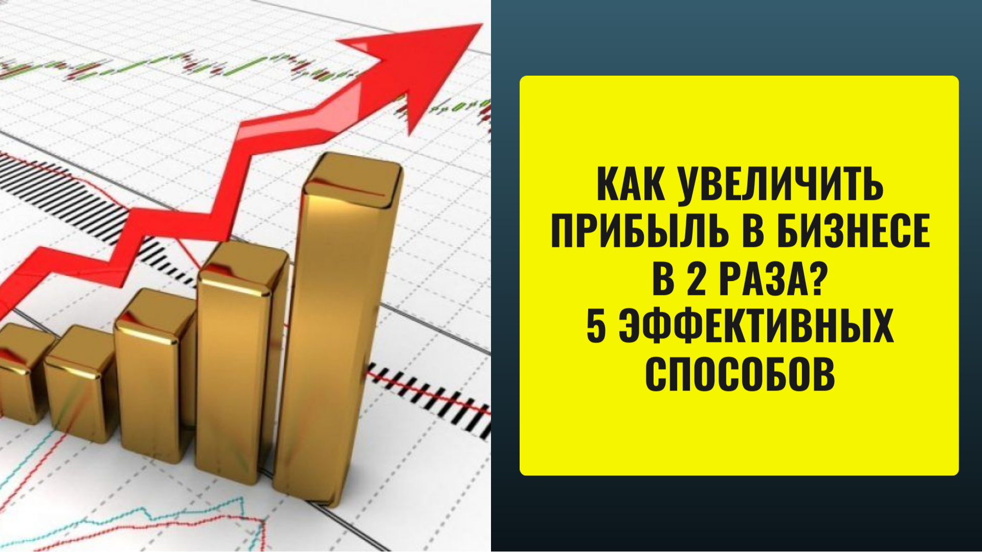 Как увеличить прибыль в бизнесе в 2 раза — 5 эффективных способов